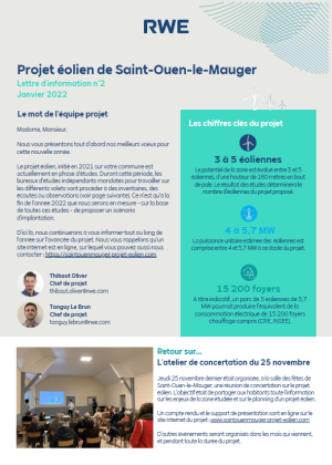 Lettre d'information n°2